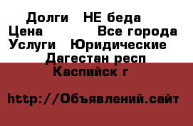 Долги - НЕ беда ! › Цена ­ 1 000 - Все города Услуги » Юридические   . Дагестан респ.,Каспийск г.